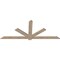 Ekena Millwork Kennewick Smooth Timber Gable Bracket, Douglas Fir, 96"W x 40"H x 1 1/2"D x 5 1/2"F, 10/12 Pitch GBW096X40X0206KEN00SDF - alternate 2